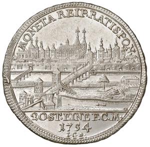 Stadt Deutschland vor 1871, Regensburg. 1/2 ... 