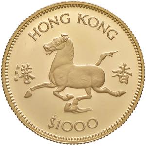 1.000 Dollar Gold, 1978 Hong Kong. Lunar ... 