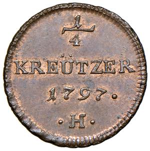 Franz II. 1792 - 1806 1/4 Kreuzer, 1797. H ... 