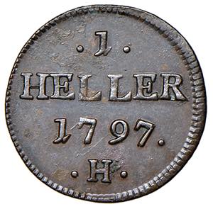 Franz II. 1792 - 1806 1 Heller, 1797. H ... 