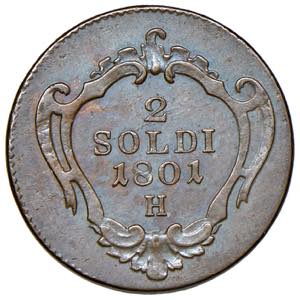 Franz II. 1792 - 1806 2 Soldi, 1801. H ... 