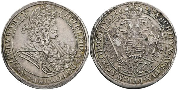 Leopold I. 1657-1705 Taler, 1698 ... 