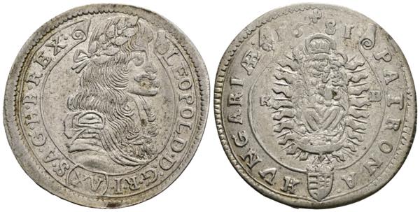 Leopold I. 1657-1705 15 Kreuzer, ... 