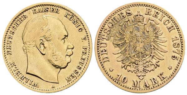 Wilhelm I. 1861-1888 Preußen. 10 ... 