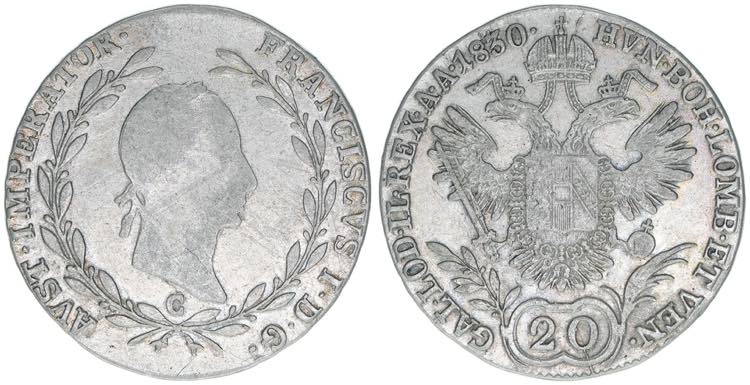 Franz (II.) I.1792-1835 20 ... 
