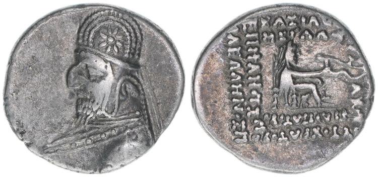 Orodes II. 90-78 BC Parther. ... 