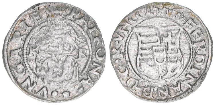Ferdinand I. 1526-1564 Denar, 1554 ... 