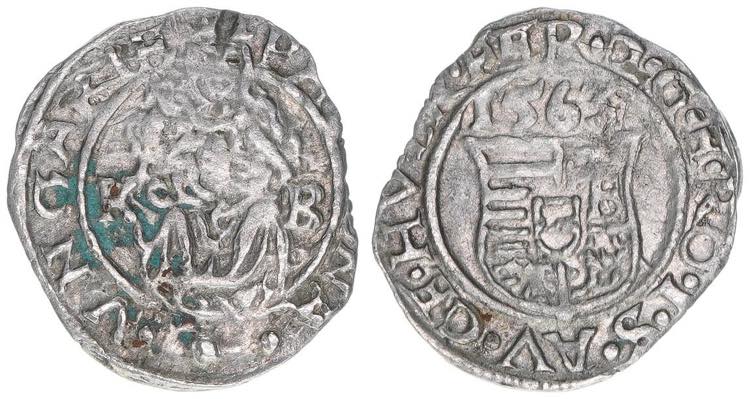 Ferdinand I. 1526-1564 Denar, 1563 ... 