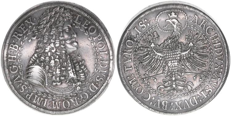 Leopold I. 1658-1705 Doppeltaler, ... 