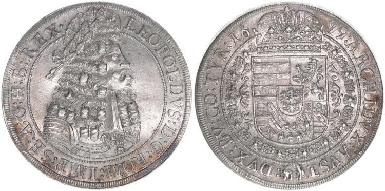 Leopold I. 1657-1705 Taler, 1699. ... 