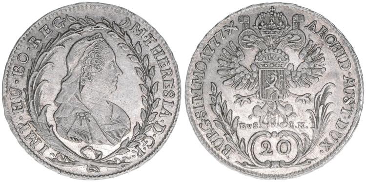 Maria Theresia 1740-1780 20 ... 