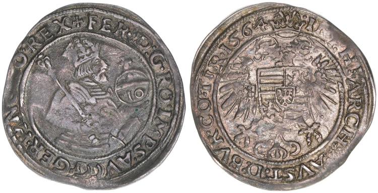 Ferdinand I. 1526-1564 10 Kreuzer, ... 