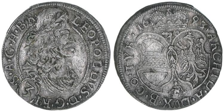 Leopold I. 1657-1704 3 Kreuzer, ... 