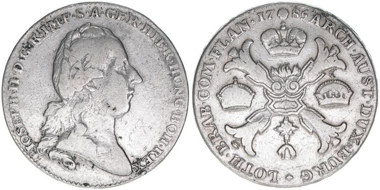 Joseph II. 1765-1780 Kronentaler, ... 