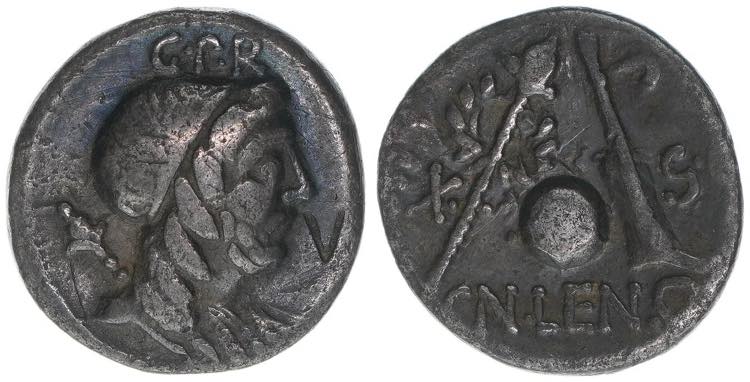 Cn.Lentulus 76-75 BC Römisches ... 