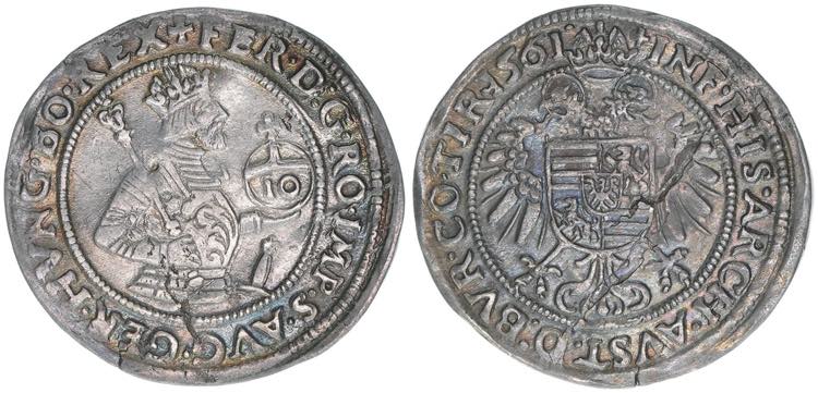 Ferdinand I. 1521-1564 10 Kreuzer, ... 