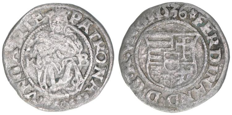 Ferdinand I. 1526-1564 Denar, 1536 ... 