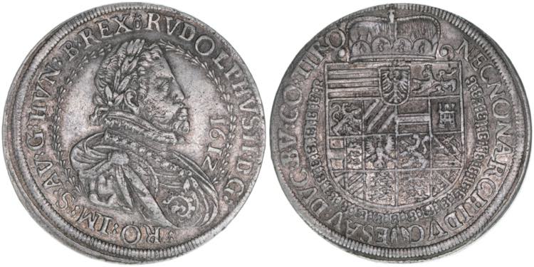 Rudolph II. 1576-1608 Taler, 1612. ... 