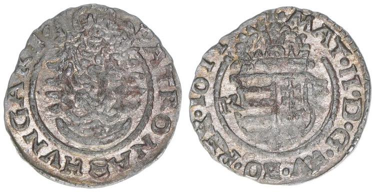 Matthias 1608-1619 Denar, 1611 KB. ... 