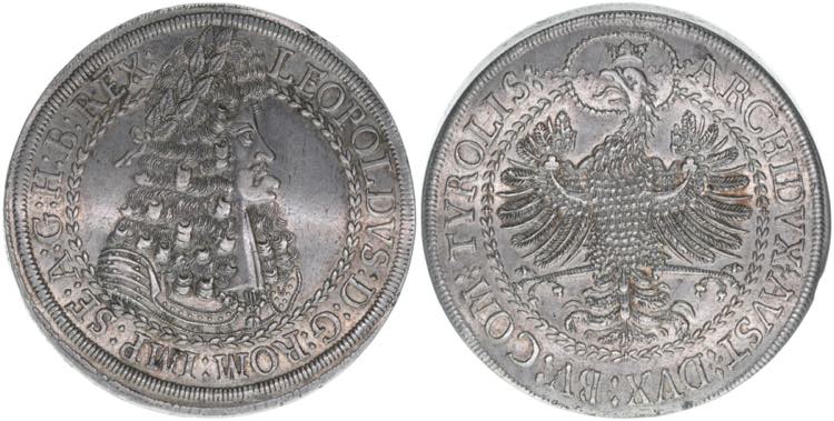 Leopold I. 1657-1705 Doppeltaler, ... 