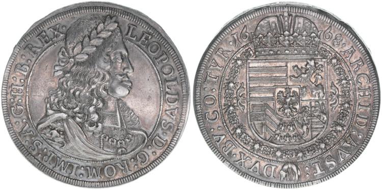 Leopold I. 1658-1705 Taler, 1668. ... 