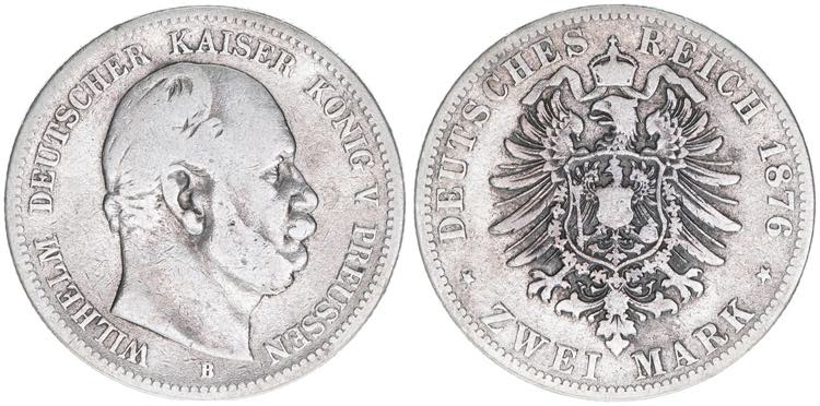 Wilhelm I. 1861-1888 Preussen. 2 ... 