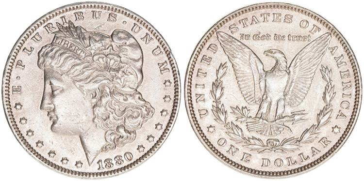 One Dollar, 1880 Vereinigte ... 