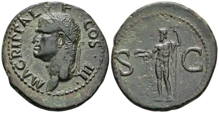 Agrippa 63-12 BC Römisches Reich ... 