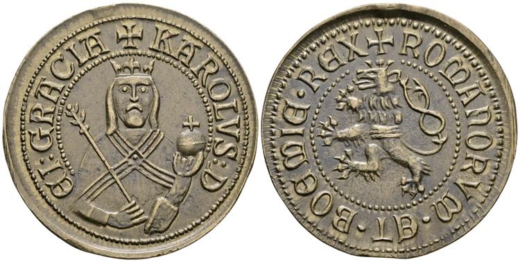 Karl IV. 1316-1378 Medaille ... 
