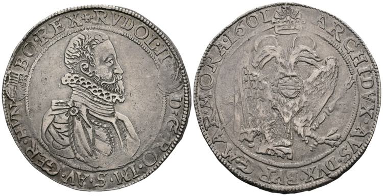 Rudolph II. 1576-1612 Taler, 1601 ... 