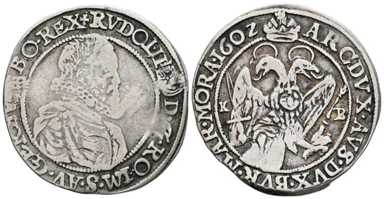 Rudolph II. 1576-1612 1/4 Taler, ... 