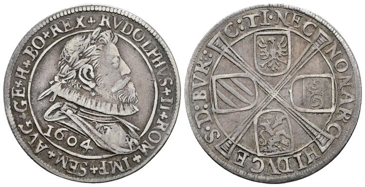 Rudolph II. 1602-1612 6 Kreuzer, ... 