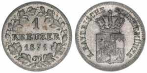 Ludwig III. 1848-1877 Hessen-Darmstadt. 1 ... 