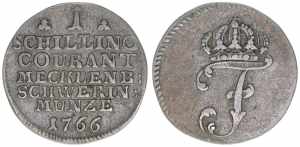 Friedrich 1756-1785 Mecklenburg Schwerin. 1 ... 