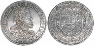 Rudolph II. 1576-1612 Taler, 1603. Hall ... 
