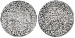 Ferdinand II. 1619-1637 Groschen, 1628 HR. ... 