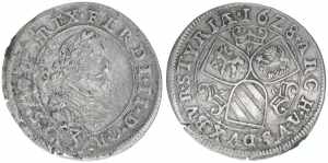 Ferdinand II. 1619-1637 Groschen, 1628. Graz ... 