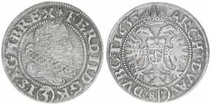 Ferdinand II. 1619-1637 Groschen, 1635 BZ. ... 