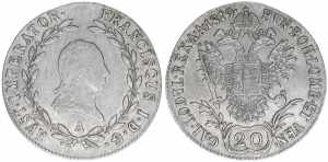 Franz II. (I.) 1792-1835 20 Kreuzer, 1819 A. ... 