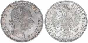 Franz Joseph I. 1848-1916 1 Gulden, 1883. ... 