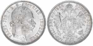 Franz Joseph I. 1848-1916 1 Gulden, 1888. ... 