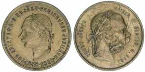 Franz Joseph I. 1848-1916 Medaille, 1898. ... 