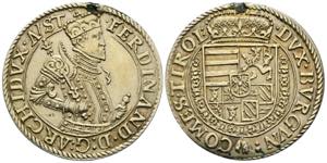 Erzherzog Ferdinand 1564-1595 1/4 Taler, ... 