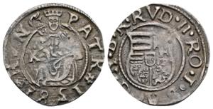 Rudolph II. 1576-1612 Denar, 1581 KB. ... 