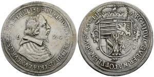 Erzherzog Leopold V. 1619-1632 Taler, 1624. ... 