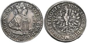 Erzherzog Leopold V. 1619-1632 1/4 Taler, ... 