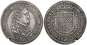Ferdinand II. 1618-1637 Taler, 1625. Graz ... 