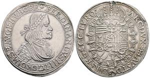 Ferdinand III. 1637-1657 Taler, 1657. Wien ... 
