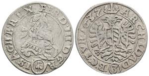 Ferdinand III. 1637-1657 3 Kreuzer, 1637. ... 
