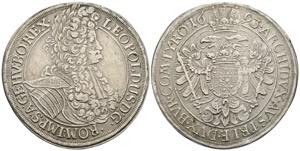 Leopold I. 1657-1705 Taler, 1693. Wien ... 